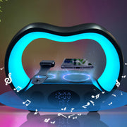 Bluetooth Speaker, Wireless Charger, Night Light & Remote Control"