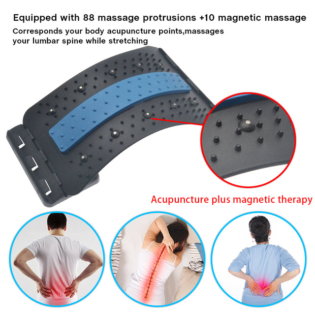 Ergonomic Heated Massage Cushion for Lower and Upper Back Relief