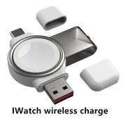 3-in-1 Wireless MagSafe Charger Stand for iPhone, Apple Watch, and AirPods