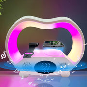 Bluetooth Speaker, Wireless Charger, Night Light & Remote Control"