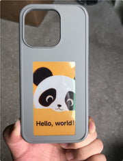 E-ink Personalized Phone Case with Projection